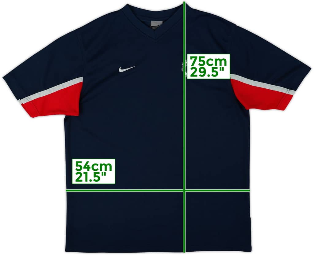 2002-03 Manchester United Nike Training Shirt - 8/10 - (L)