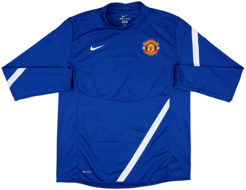 2011-12 Manchester United Nike Drill Top - 8/10 - (XL)