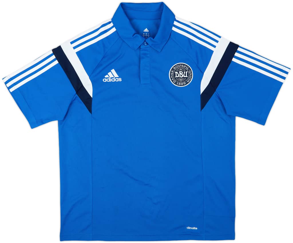 2014-15 Denmark adidas Polo Shirt - 9/10 - (L)
