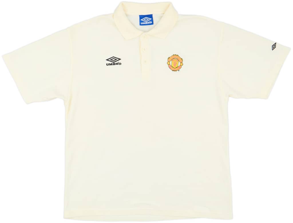 1998-99 Manchester United Umbro Polo Shirt - 5/10 - (XL)