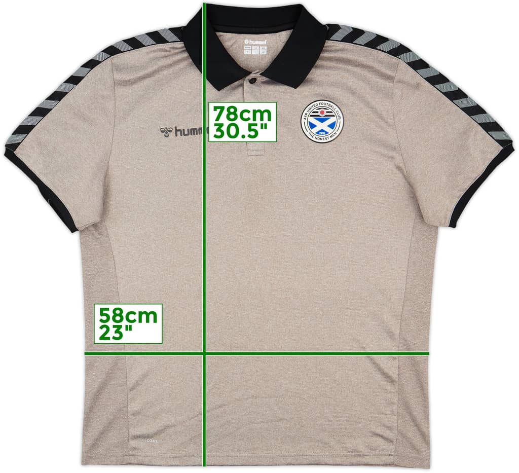 2020-21 Ayr United Hummel Polo Shirt - 8/10 - (XL)