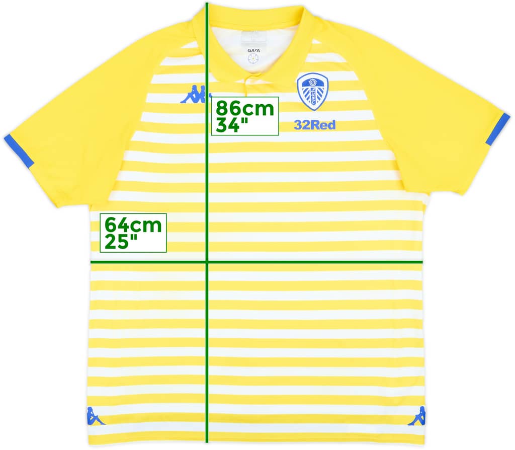 2017-18 Leeds United Kappa Polo Shirt - 9/10 - (4XL)