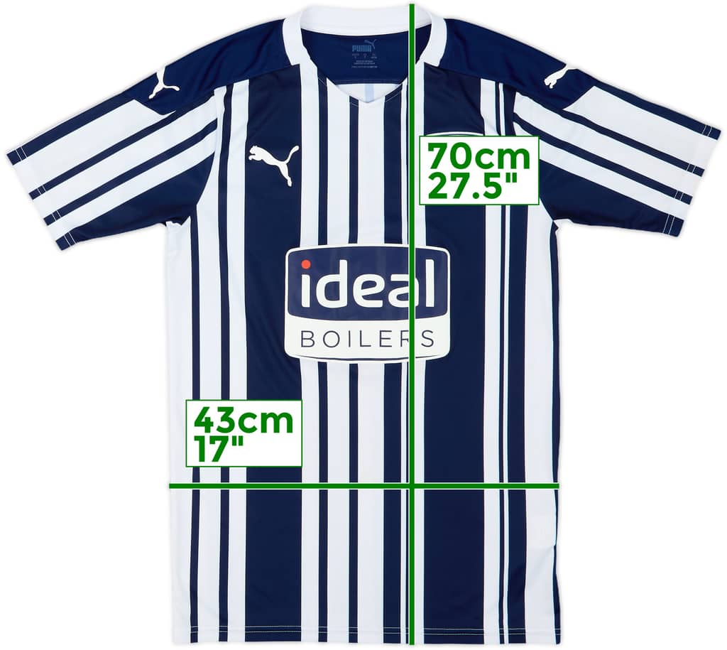 2020-21 West Brom Home Shirt - 9/10 - (S)