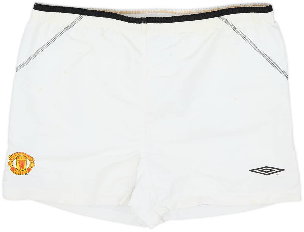 2000-02 Manchester United Home Shorts - 7/10 - (L.Boys)
