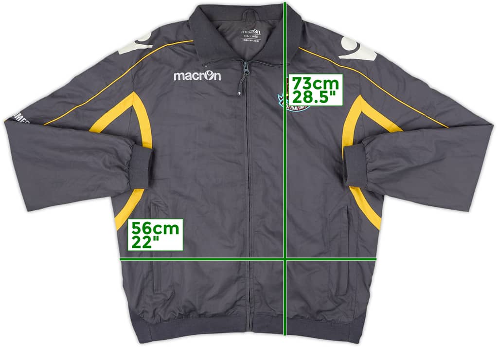 2012-13 West Ham Macron Track Jacket - 7/10 - (M)