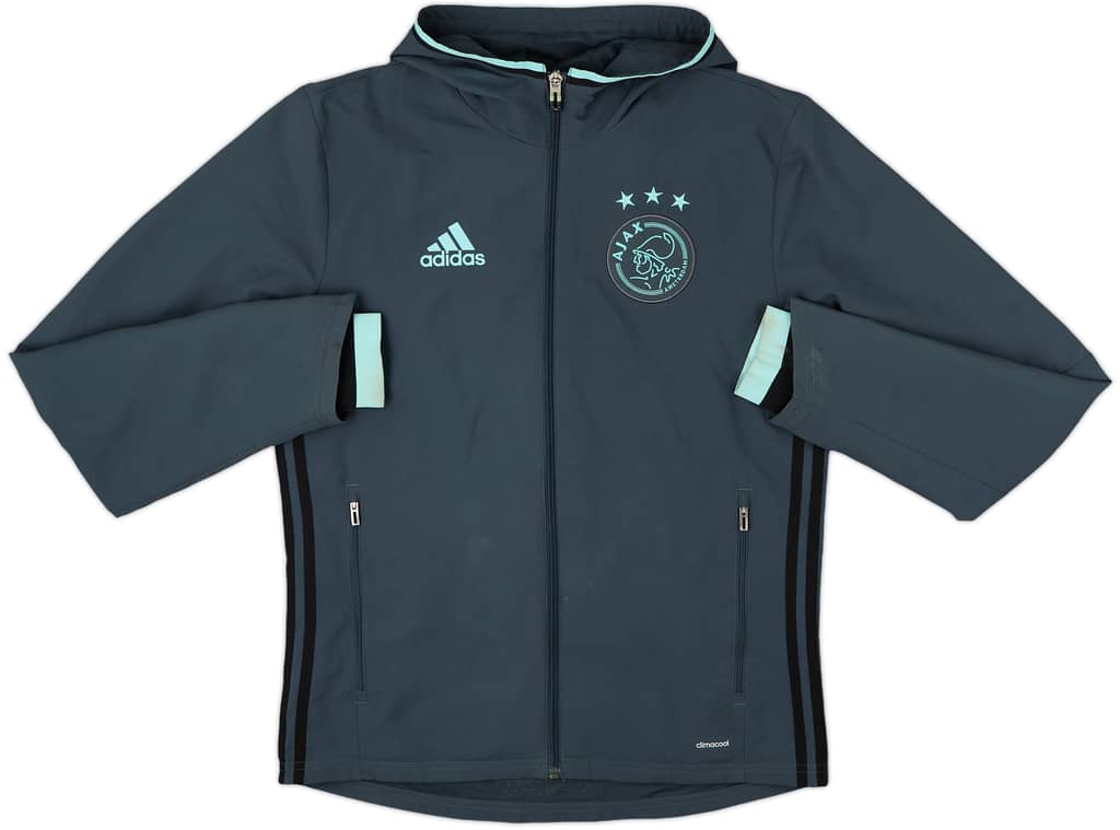 2016-17 Ajax adidas Hooded Track Jacket - 7/10 - (S)