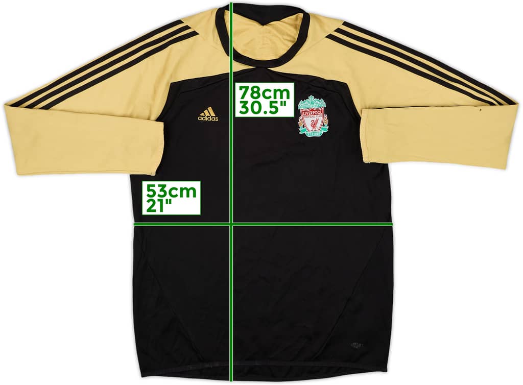 2008-09 Liverpool adidas Sweat Top - 4/10 - (M)
