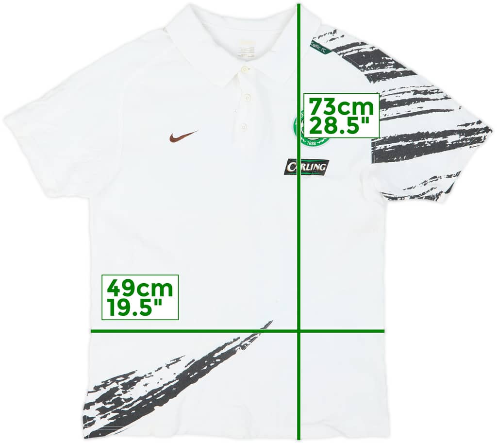 2007-08 Celtic Nike Polo Shirt - 5/10 - (L)