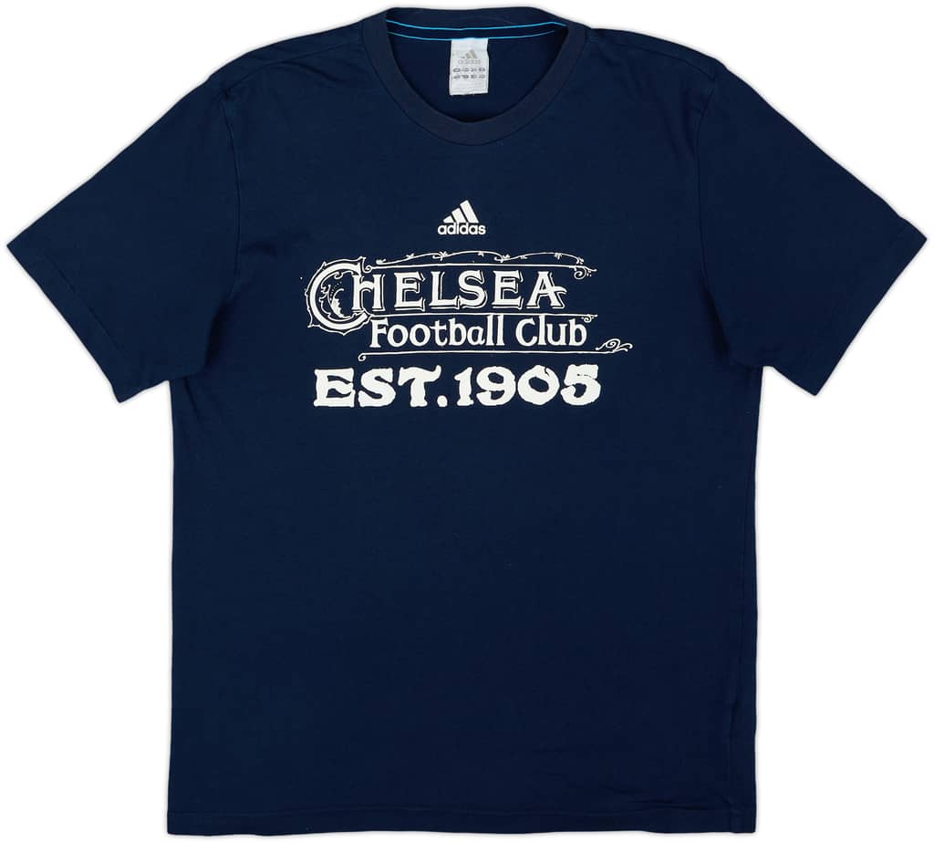 2012-13 Chelsea adidas Cotton Tee - 7/10 - (M)