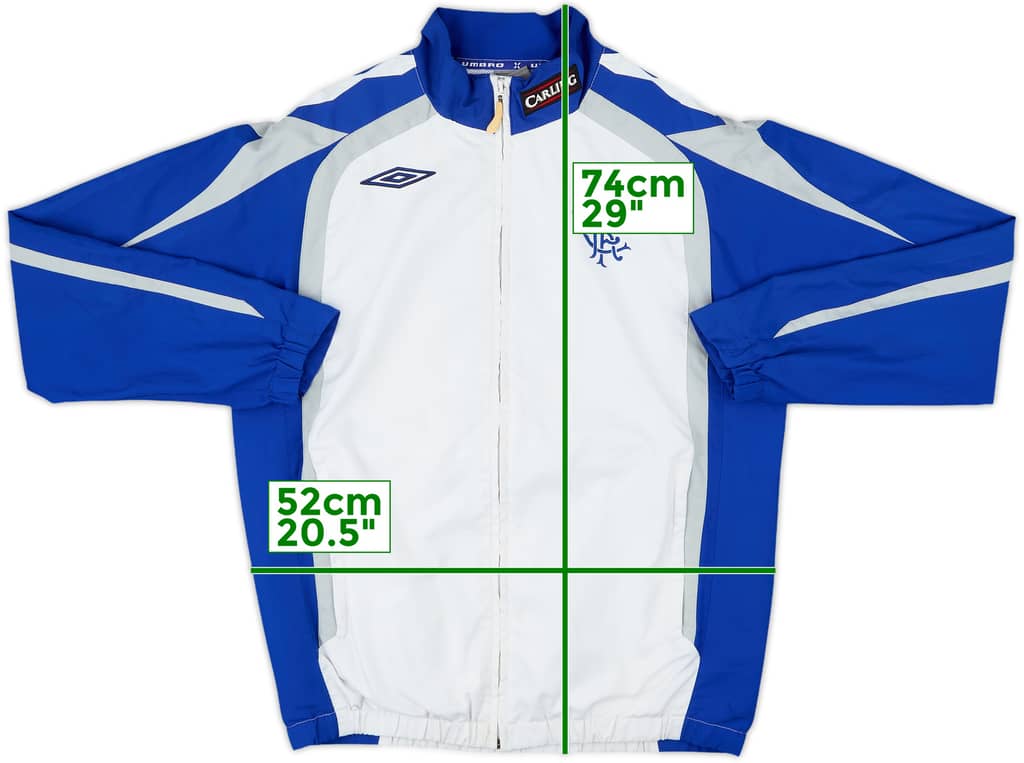 2007-08 Rangers Umbro Track Jacket - 8/10 - (M)