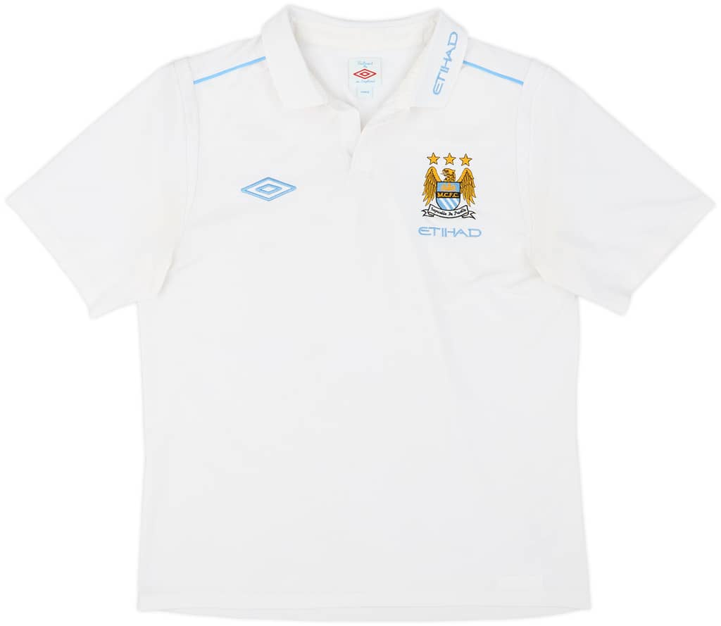 2010-11 Manchester City Umbro Polo Shirt - 6/10 - (L)