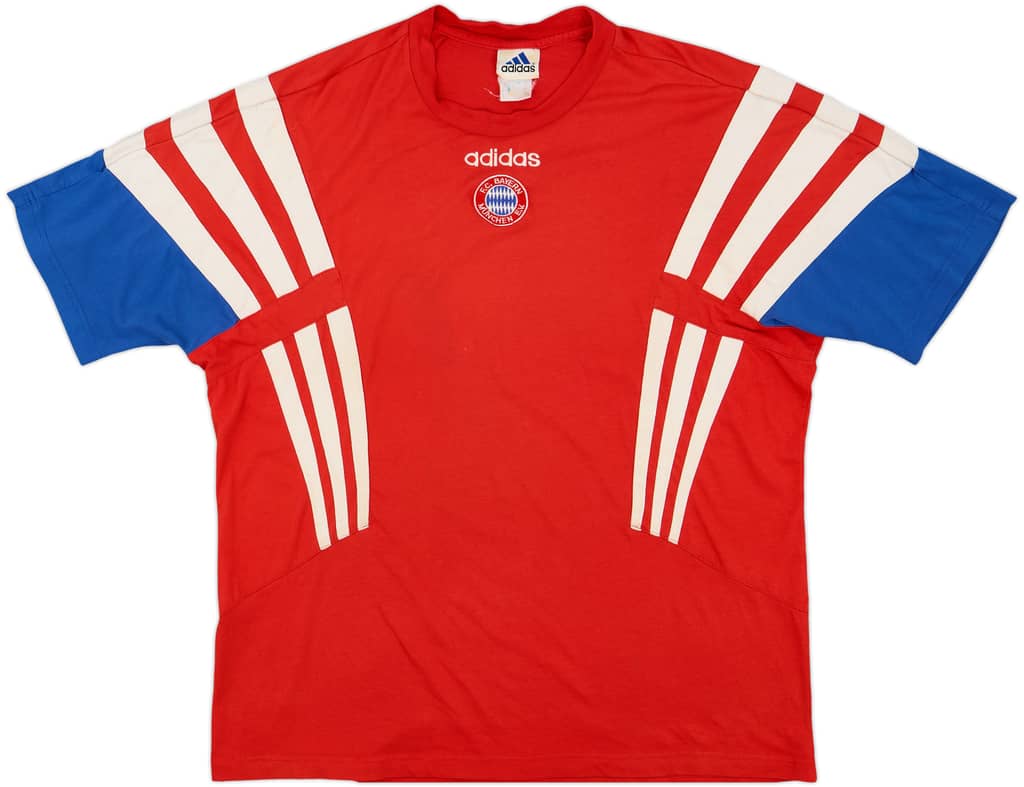 1995-96 Bayern Munich adidas Cotton Tee - 8/10 - (XL)