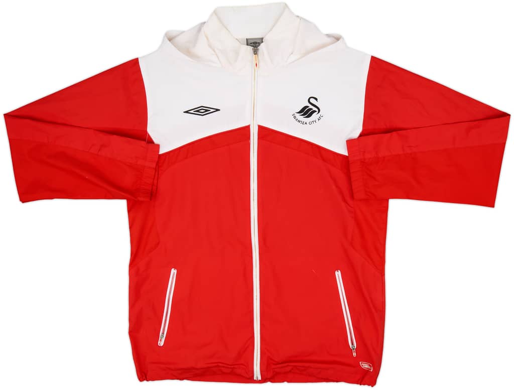 2009-10 Swansea City Umbro Hooded Track Jacket - 8/10 - (L)