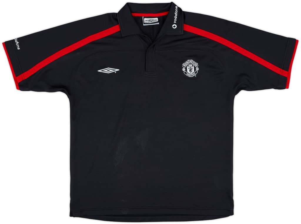 2000-01 Manchester United Umbro Polo Shirt - 5/10 - (L)