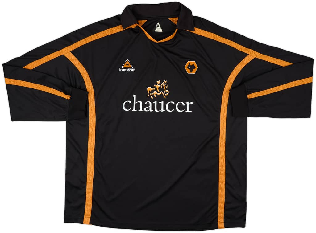 2005-06 Wolves Away L/S Shirt - 10/10 - (4XL)