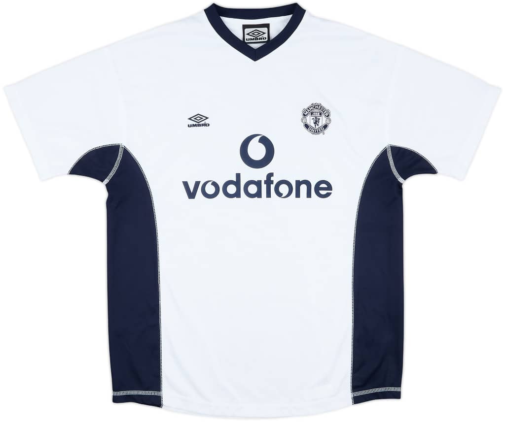 2000-01 Manchester United Umbro Training Shirt - 9/10 - (L)