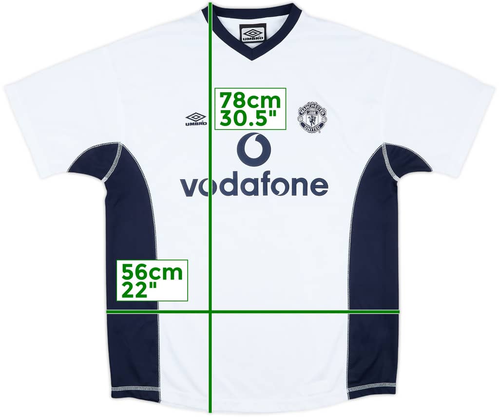 2000-01 Manchester United Umbro Training Shirt - 9/10 - (L)