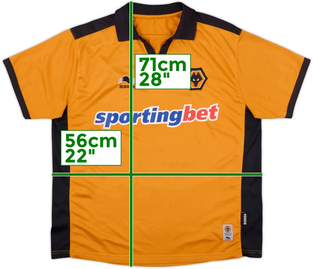 2010-11 Wolves Home Shirt - 8/10 - (M)