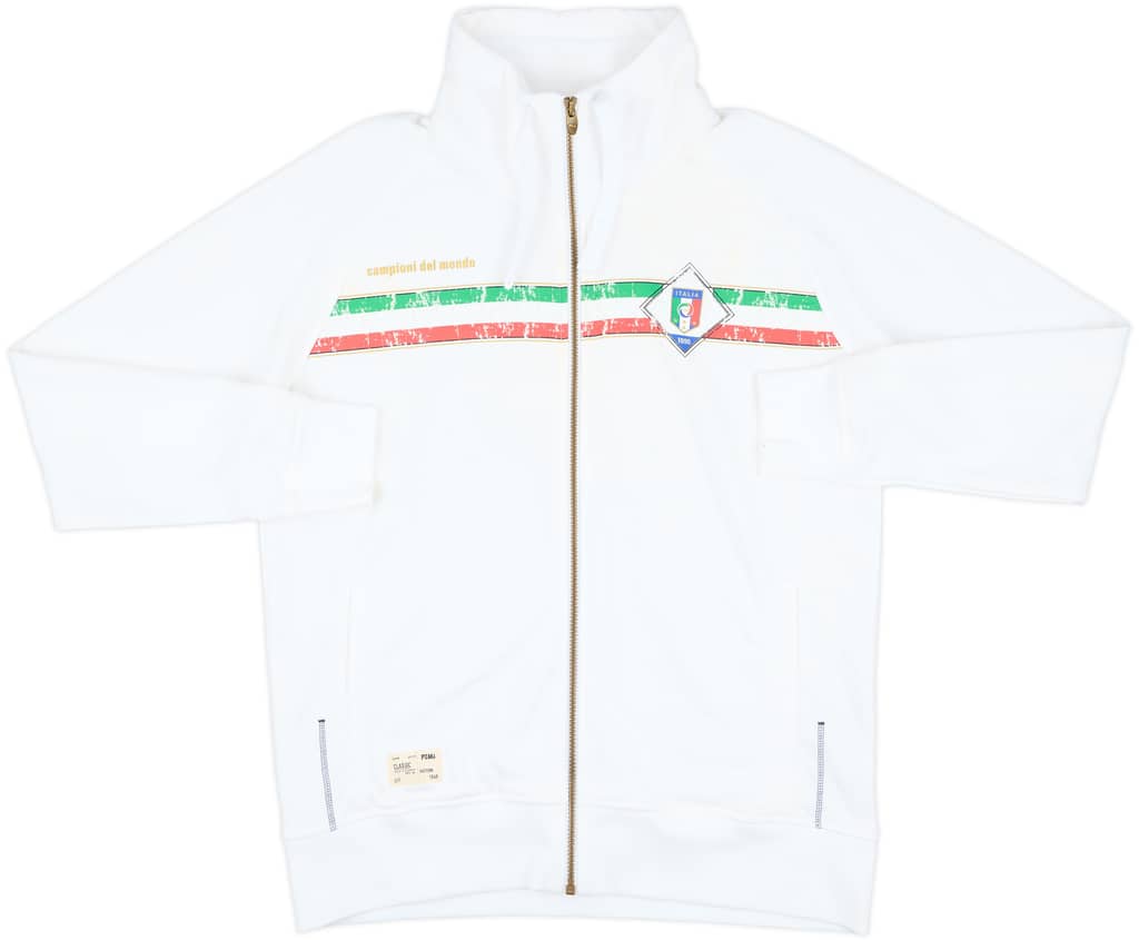 2006-07 Italy Puma Hooded Track Jacket - 8/10 - (M)