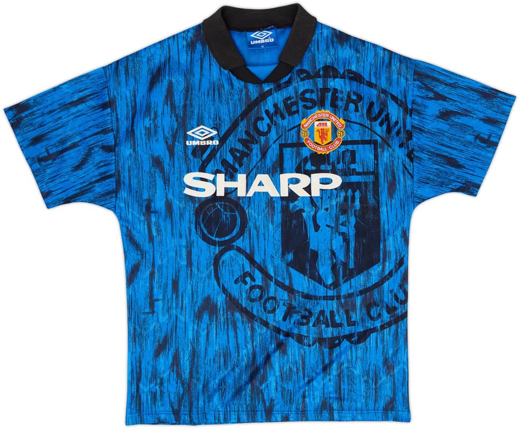 1992-93 Manchester United Away Shirt - 9/10 - (M)