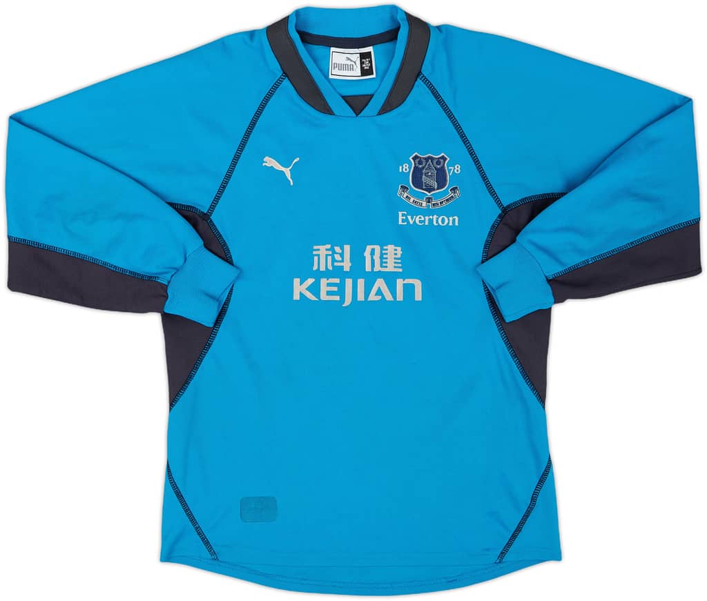 2002-03 Everton GK Shirt - 7/10 - (M.Boys)