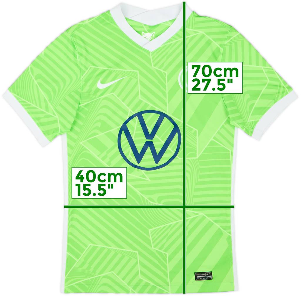 2021-22 Wolfsburg Home Shirt - 7/10 - (XS)