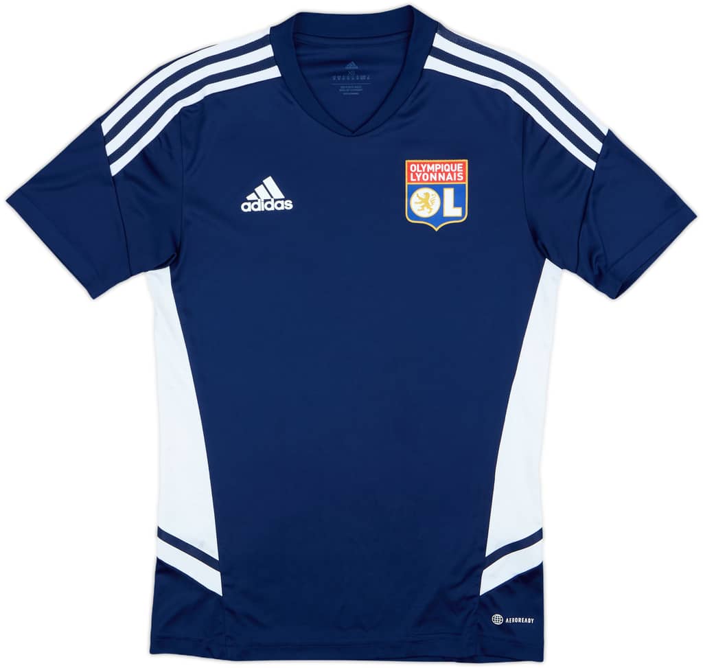 2022-23 Lyon adidas Training Shirt - 9/10 - (XS)