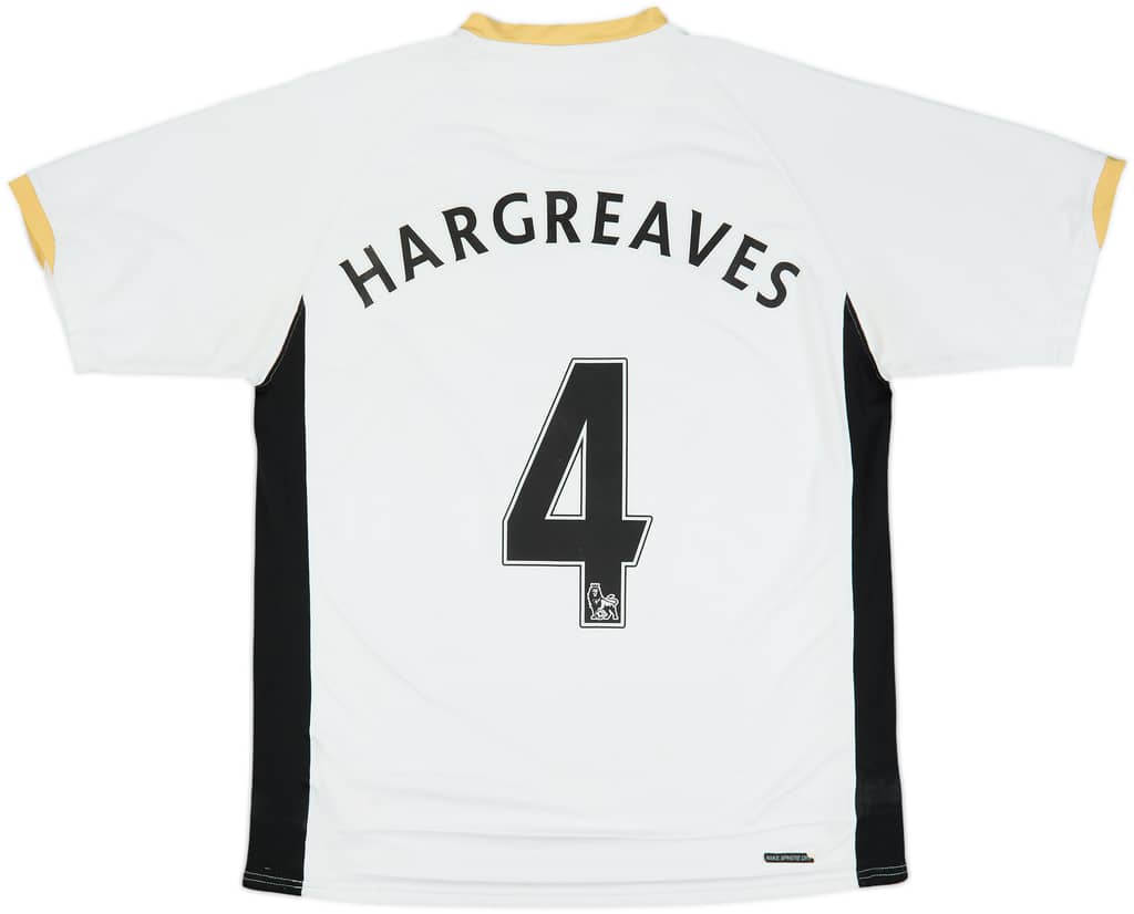 2006-08 Manchester United Away Shirt Hargreaves #4 - 7/10 - (L)