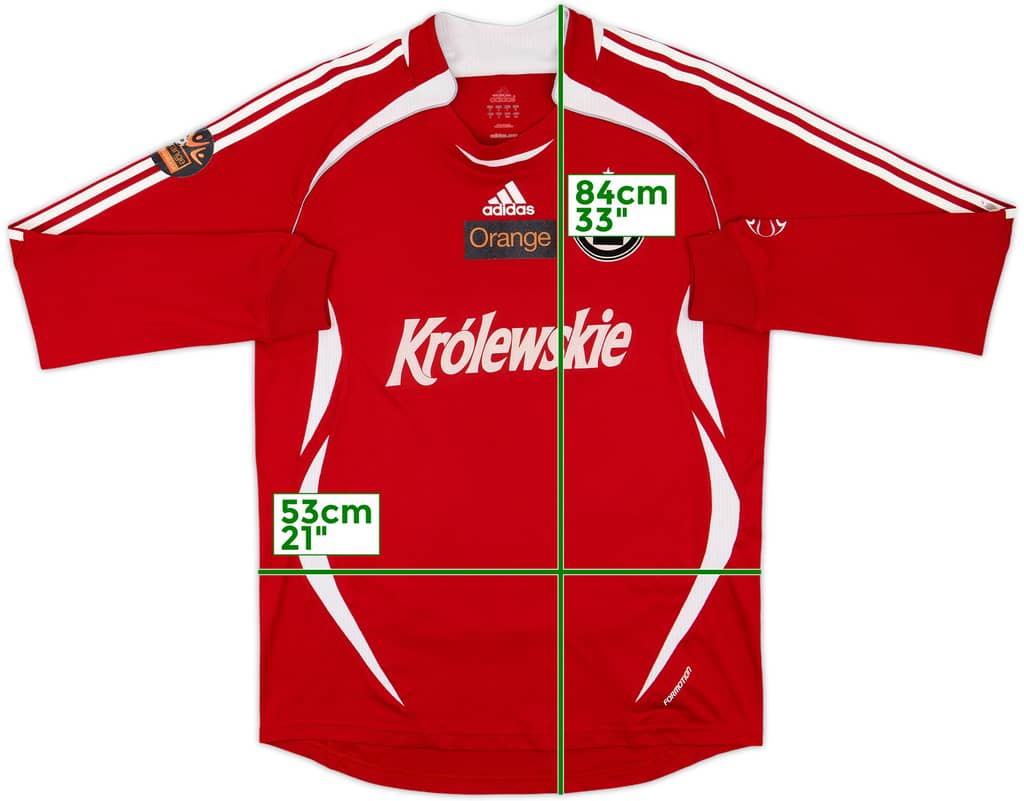 2006-07 Legia Warsaw Player Issue Away L/S Shirt - 7/10 - (L)