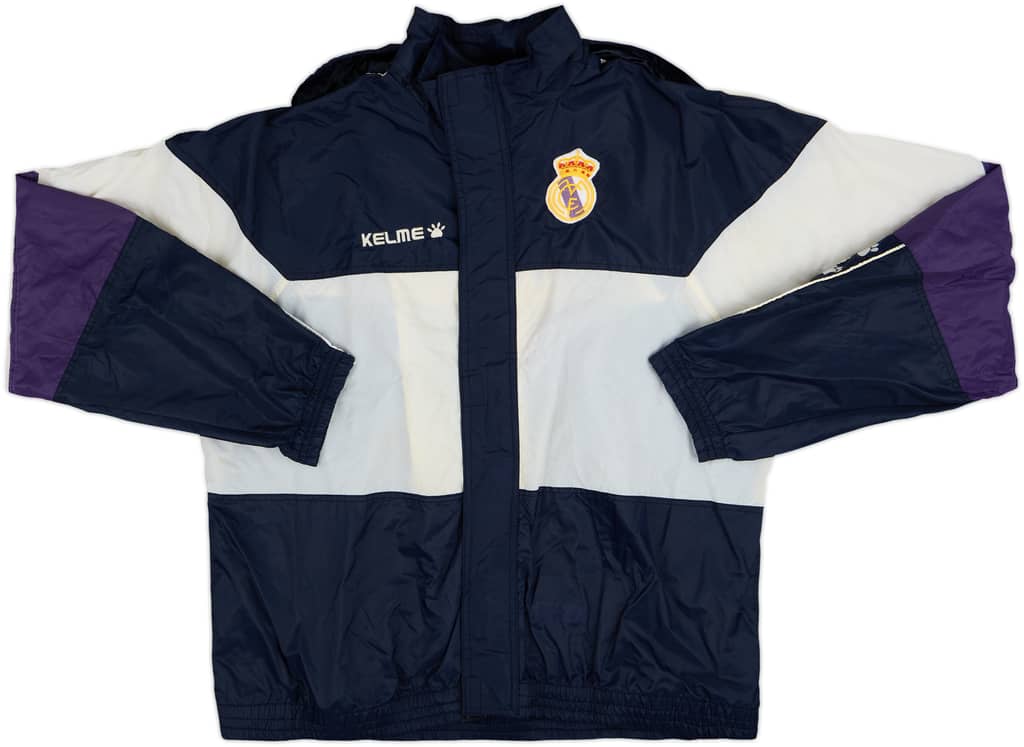 1997-98 Real Madrid Kelme Hooded Rain Jacket - 9/10 - (XXL)
