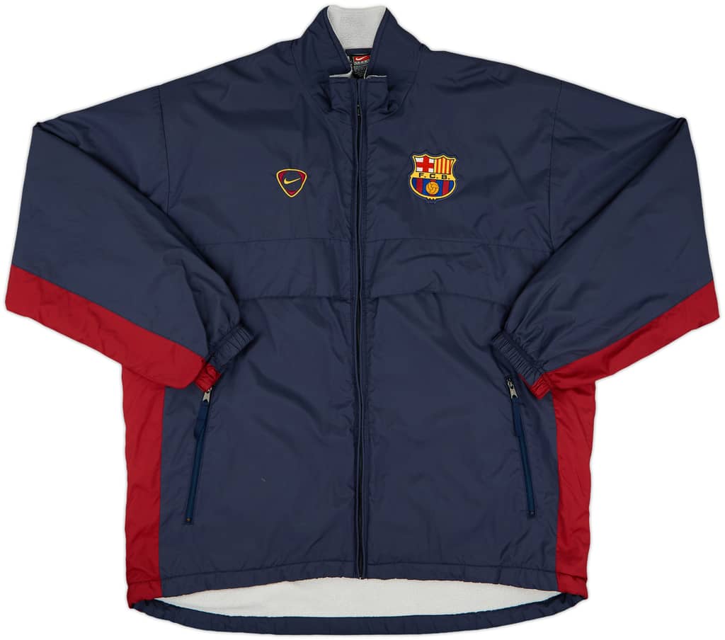 2000-01 Barcelona Nike Padded Bench Coat - 8/10 - (L)