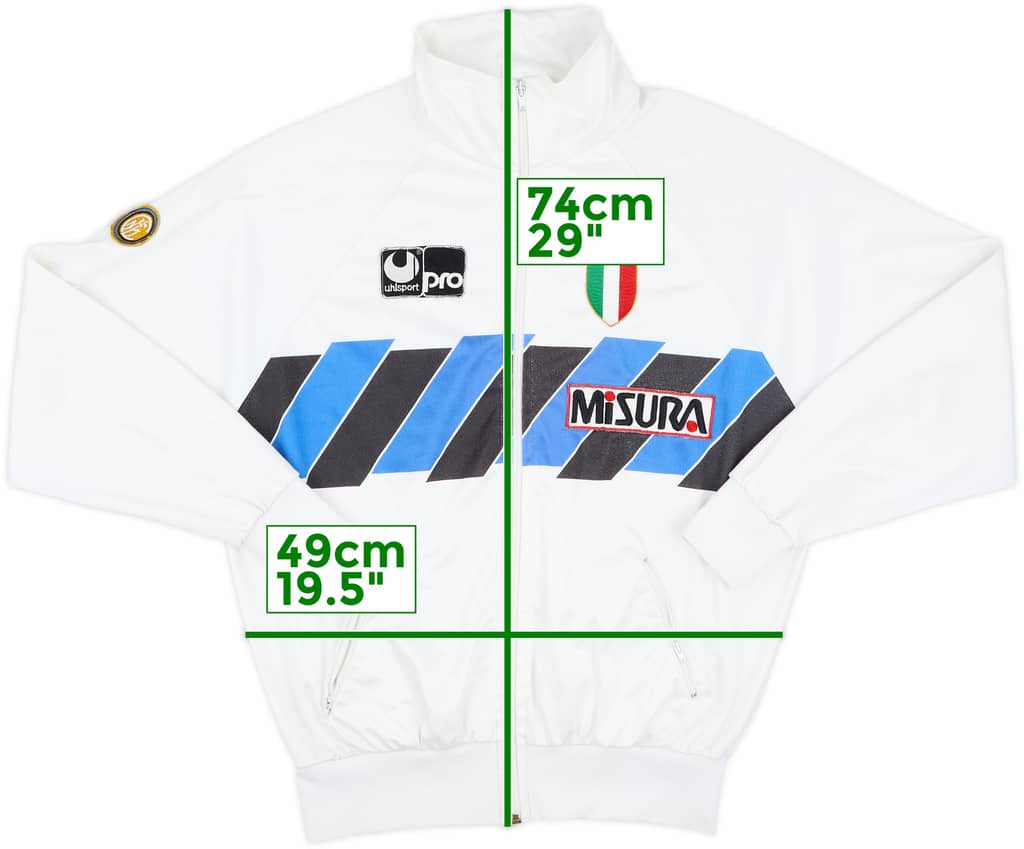 1988-89 Inter Milan Uhlsport Track Jacket - 8/10 - (L)