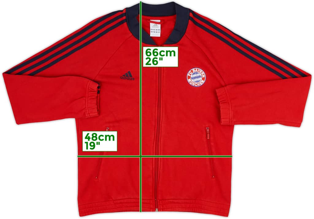 2008-09 Bayern Munich adidas Track Jacket - 9/10 - (L)