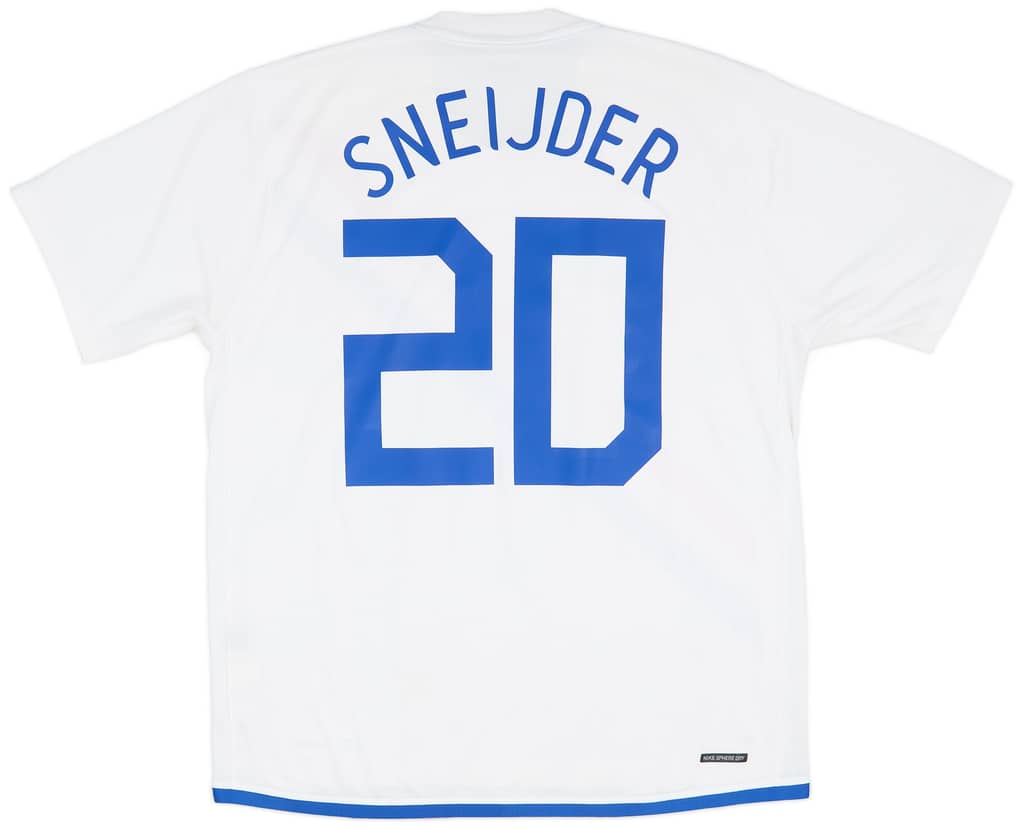 2006-08 Netherlands Away Shirt Sneijder #20 - 6/10 - (S)