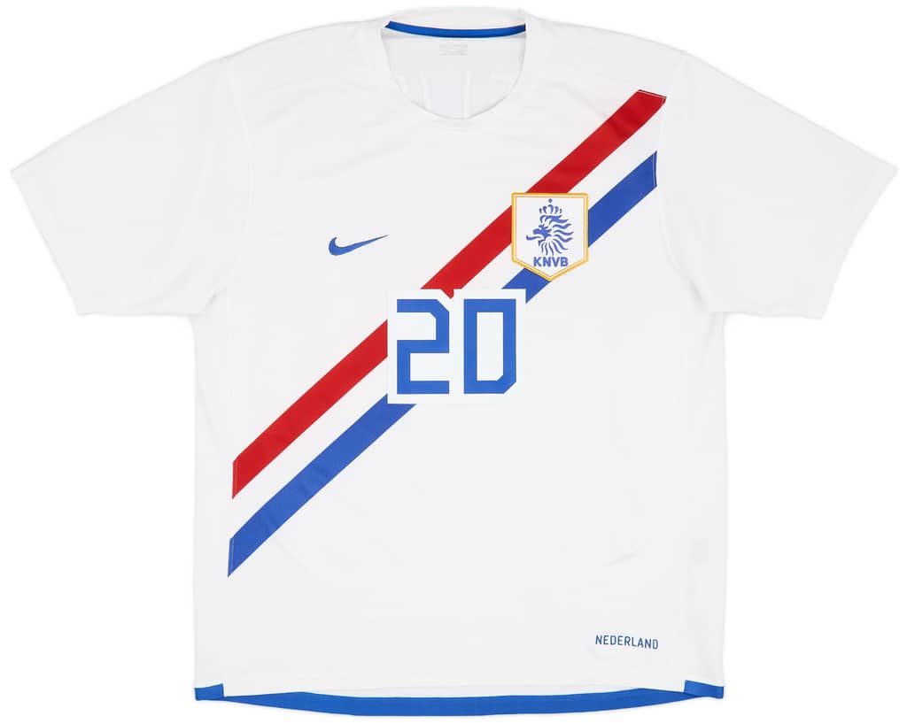 2006-08 Netherlands Away Shirt Sneijder #20 - 6/10 - (S)