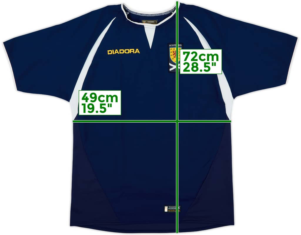 2003-05 Scotland Home Shirt - 9/10 - (XL.Boys)