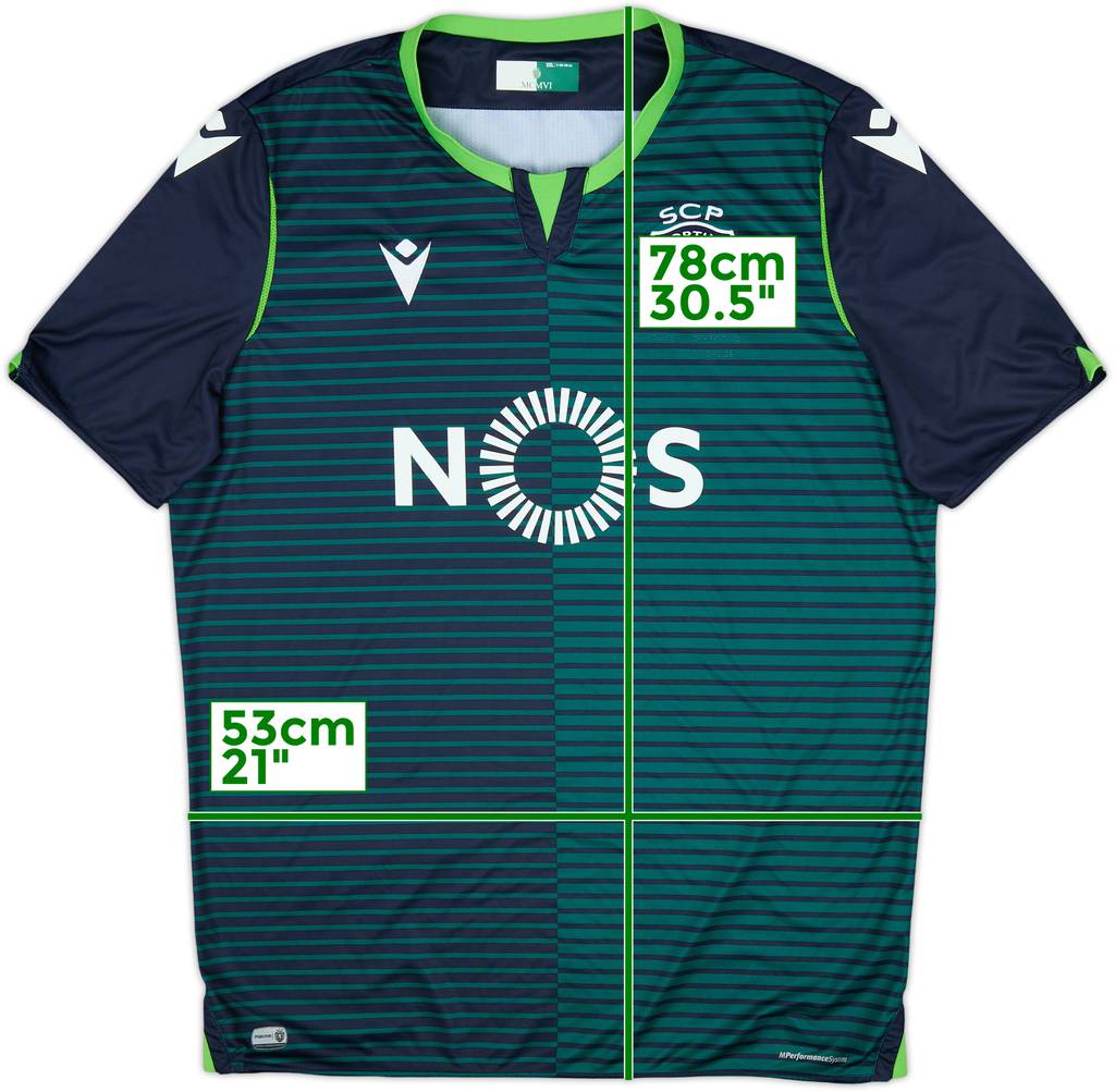 2019-20 Sporting CP Away Shirt - 10/10 - (XXL)