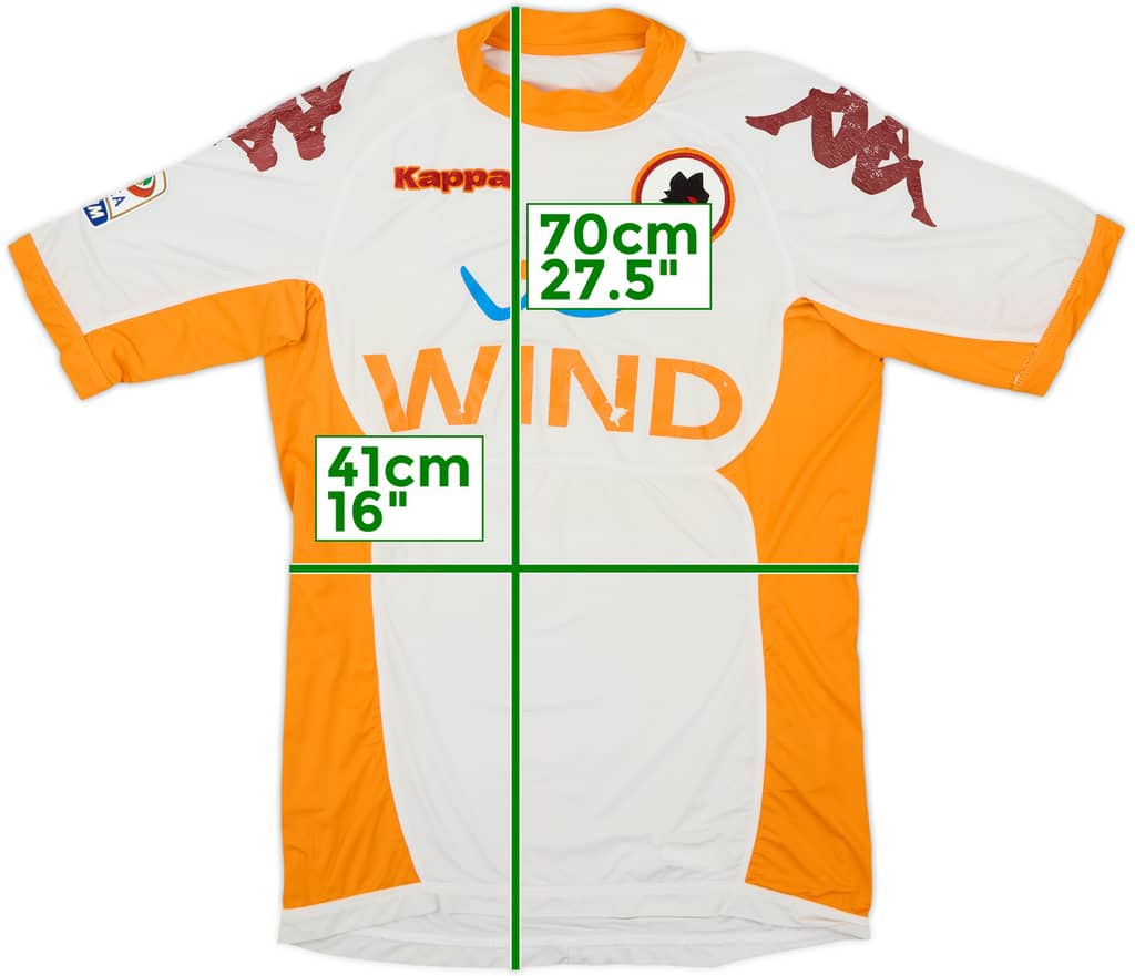 2010-11 Roma Away Shirt - 5/10 - (S)