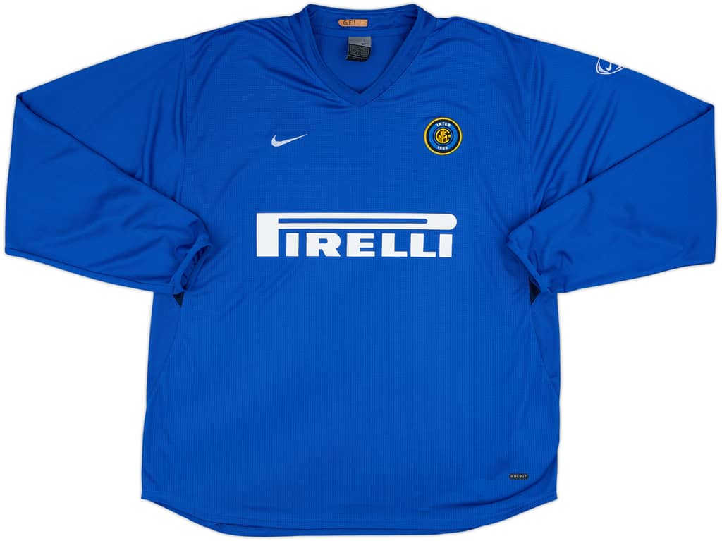 2004-05 Inter Milan Nike Training L/S Shirt - 9/10 - (XL)