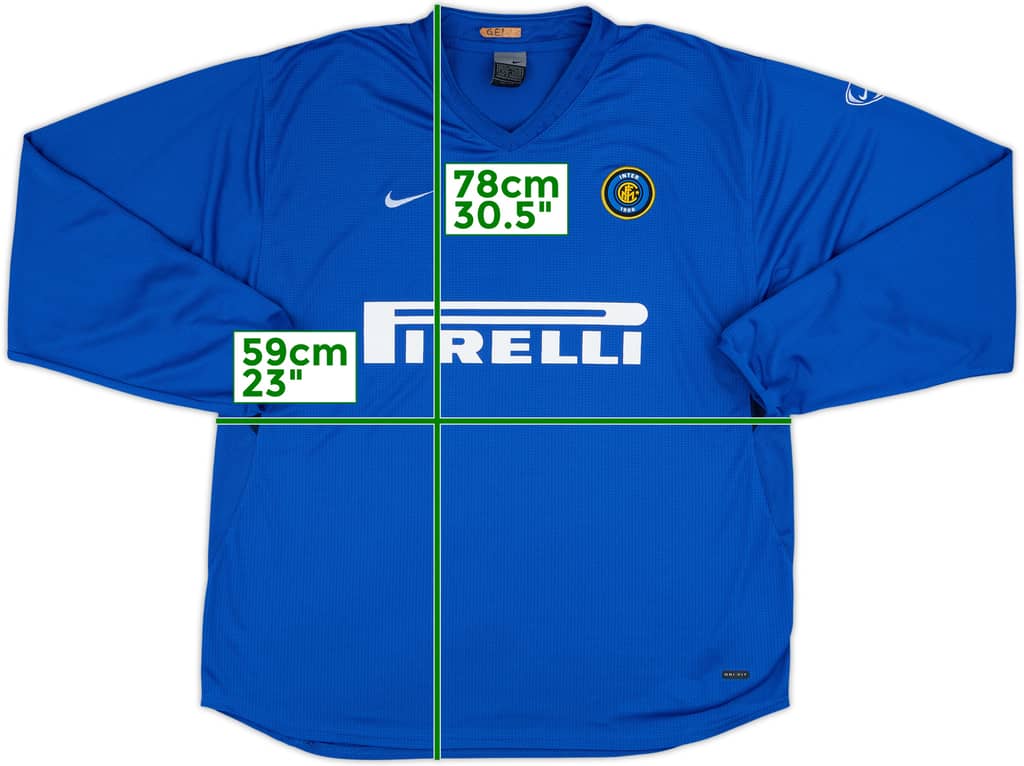 2004-05 Inter Milan Nike Training L/S Shirt - 9/10 - (XL)