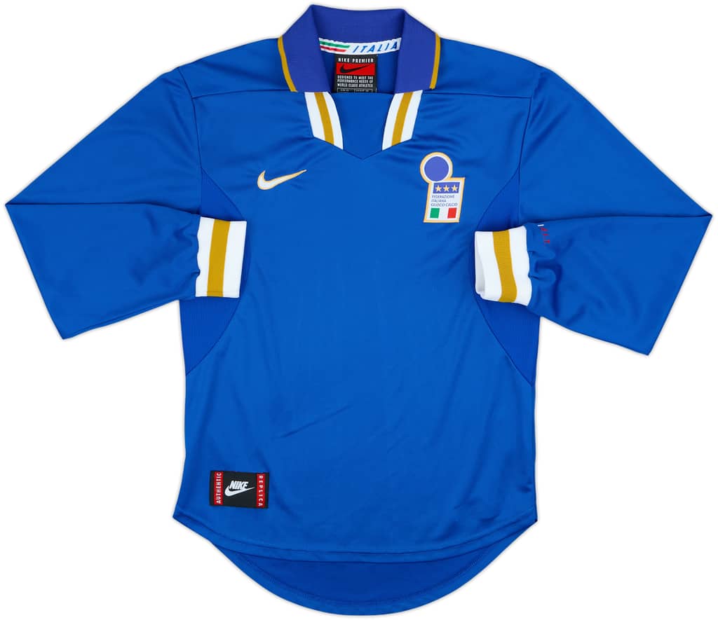 1996-97 Italy Home L/S Shirt - 8/10 - (XS)