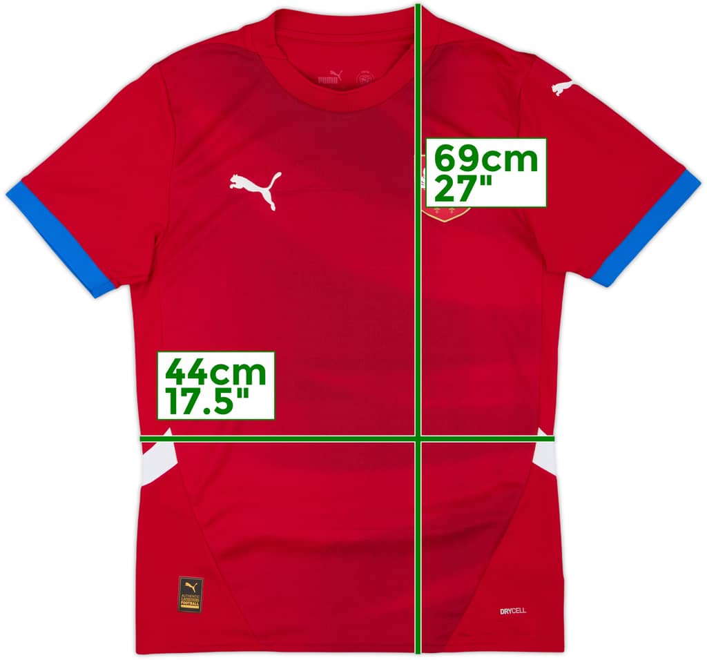 2024-25 Serbia Home Shirt - 10/10 - (S)