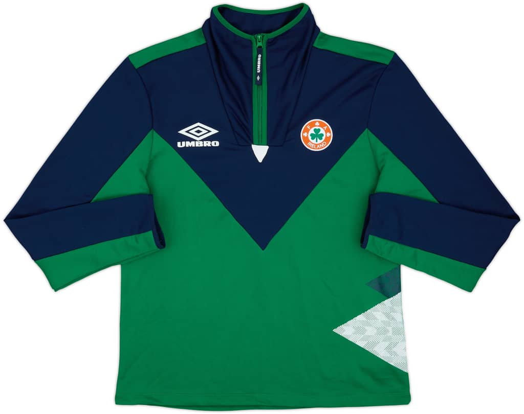 2021-22 Ireland Umbro 1/4 Zip Training Top - 7/10 - (XL)