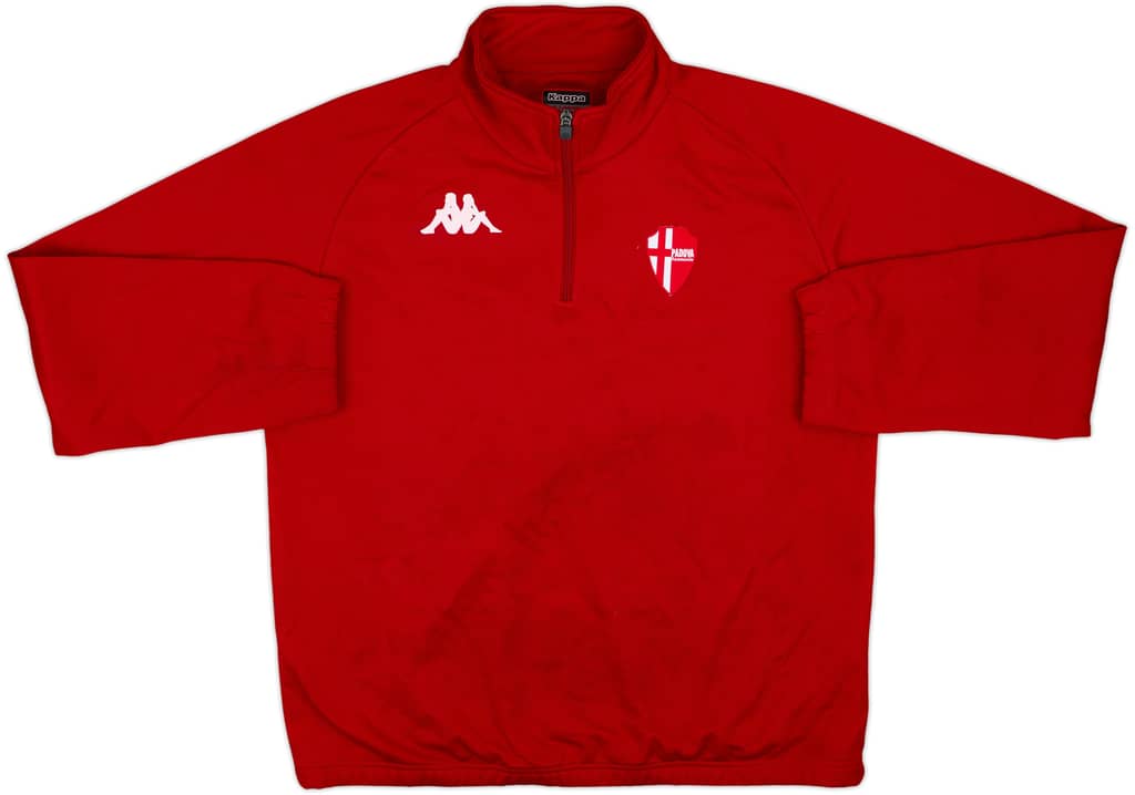 Sudadera de entrenamiento con cremallera de un cuarto Kappa del Padova 2018-19 - 7/10 - (XL)