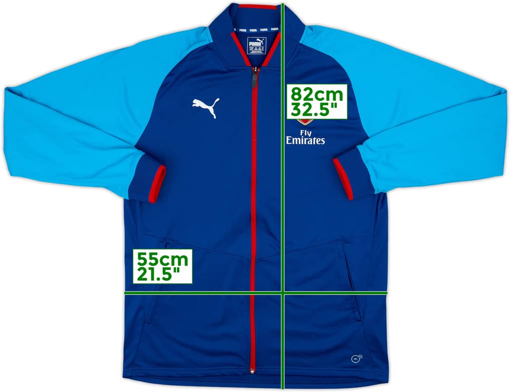 2017-18 Arsenal Puma Track Jacket - 10/10 - (XL)