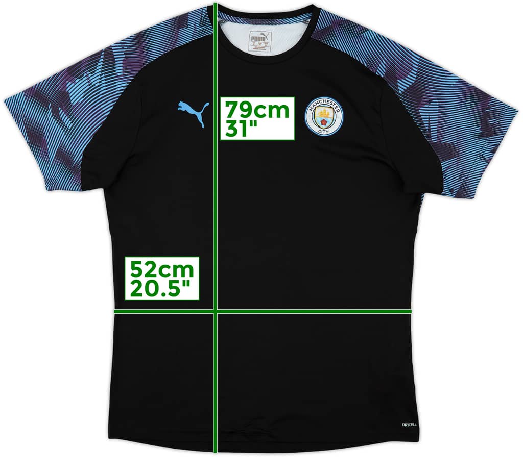 2018-19 Manchester City Puma Training Shirt - 8/10 - (XL)
