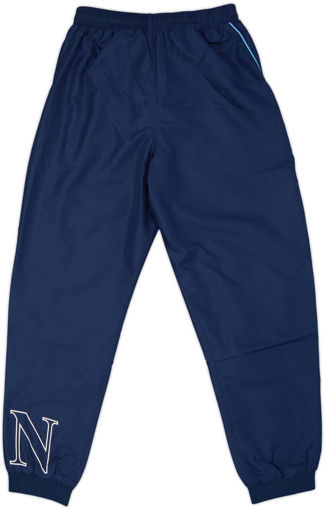 2011-12 Napoli Macron Track Pants/Bottoms - 8/10 - (L.Boys)