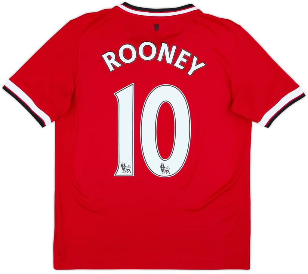 2014-15 Manchester United Home Shirt Rooney #10 - 10/10 - (XL.Boys)