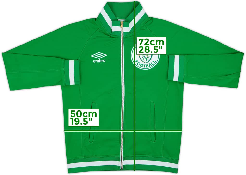 2012-13 Ireland Umbro Track Jacket - 8/10 - (M)