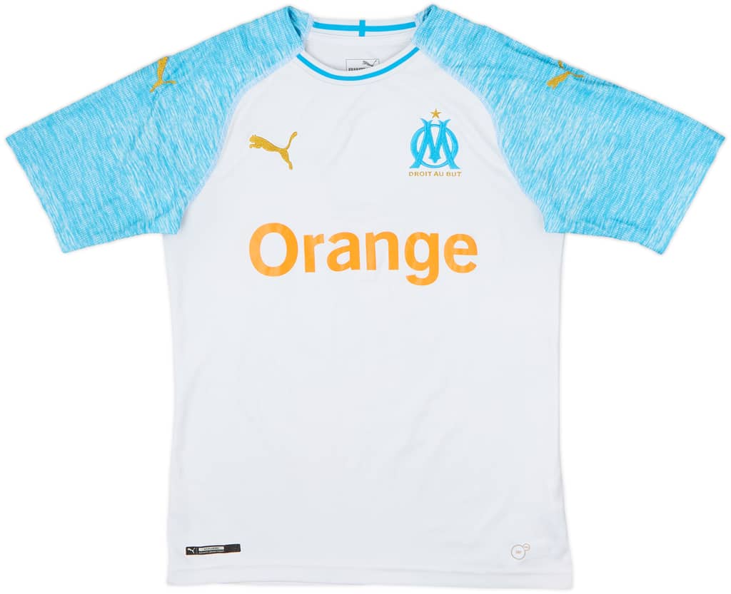2018-19 Olympique Marseille Home Shirt - 6/10 - (XS)